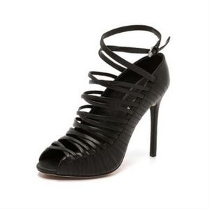 LAMB leather heeled booties